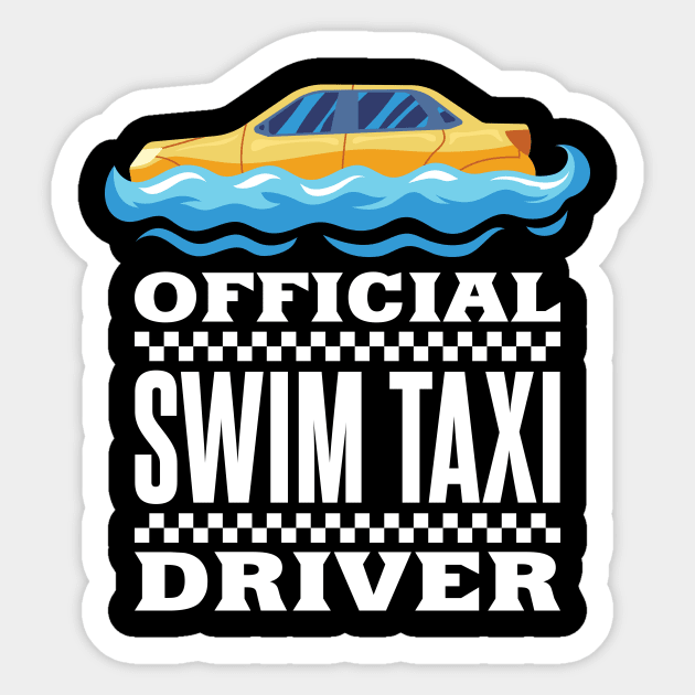 Swim Taxi Mother Sticker by OculusSpiritualis